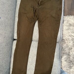 Banana Republic Olive Traveler Chinos Men’s 33x32